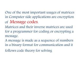 Using Matrices in Real Life 的图像结果