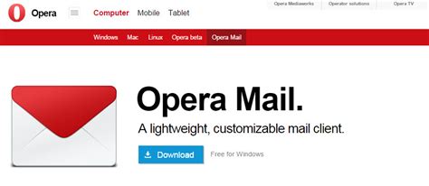 Image result for Opera Mail Client