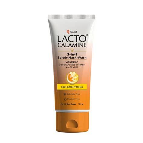 Buy Lacto Calamine 3-in-1 Vitamin C Face Scrub-Mask-Wash for Skin ...