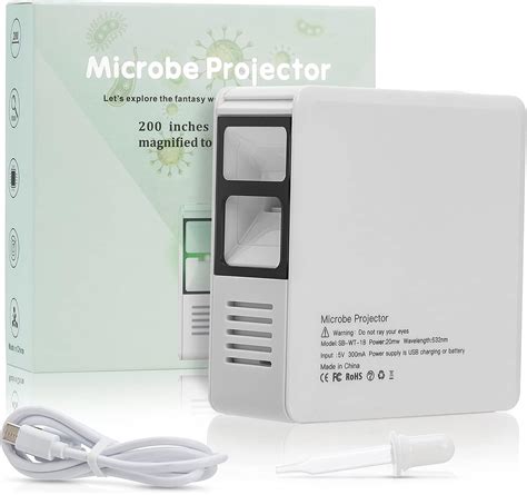 Buy Renaelelife Mini Bacteria Microscope 1000x Magnification Water ...