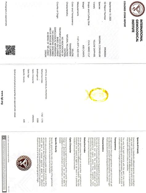 4.50 Ct IGI Certified Unheated Untreated Natural Ceylon Yellow – Venus Gems