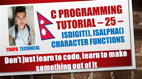 Image result for Isdigit in C Programming Tutorials