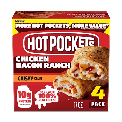 Chicken Bacon Ranch 17oz | Official HOT POCKETS®