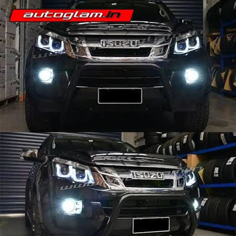 ISUZU D MAX DRL Projector Headlights, AGIDMDPH – autoglam