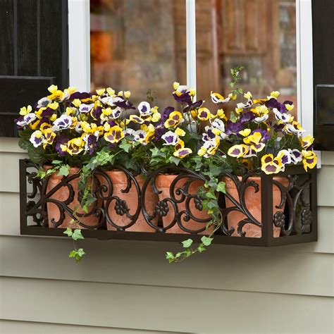 Wrought Iron Window Boxes Parisian Wrought Iron Hanging Window