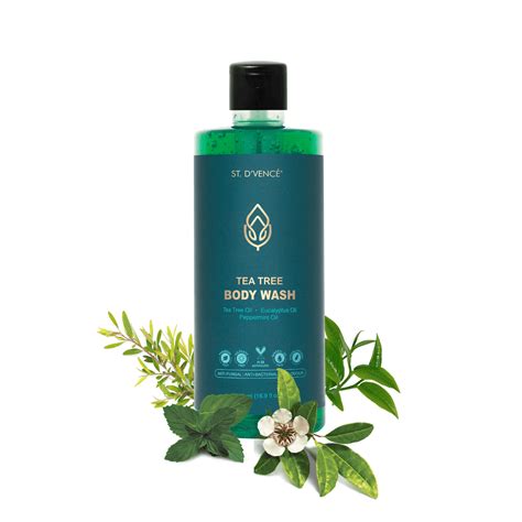 Tea Tree Body Wash with Eucalyptus and Peppermint Oil, 500 ml – St. D’vencé