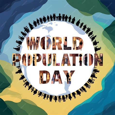 Pop Art and DataDriven World Population Day Illustration Vector Graphic | Premium AI-generated ...