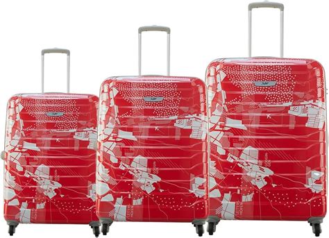 Buy Polo Class 2Pc Luggage Trolley Bag Set (24/28 inch) - Red at Amazon.in