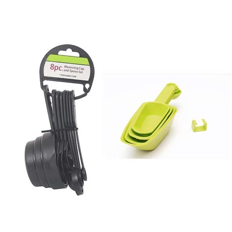 Buy Vandan 12 Pieces Plastic Baking Measurement Set 4 Measuring Cups ...