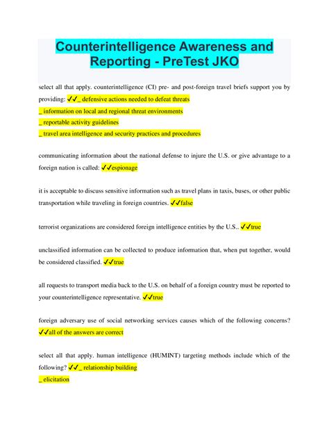 Image result for Counterintelligence Report Examples