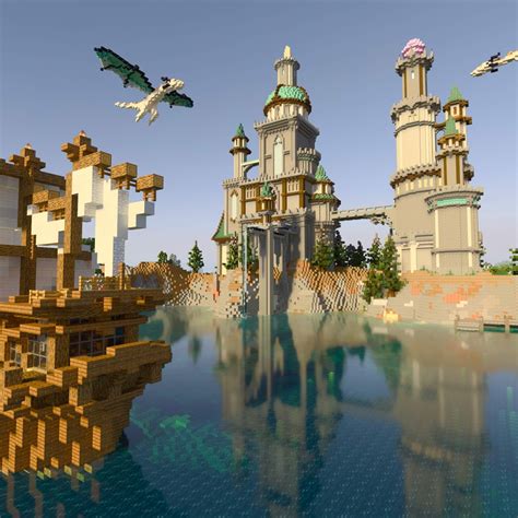 Minecraft Ray Tracing Java 的图像结果