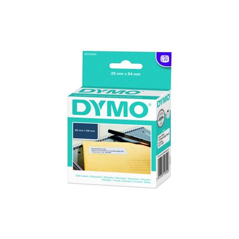 Etykiety Dymo 11352 25mm x 54mm białe papierowe S0722520 Pakiet 6 sztuk ...