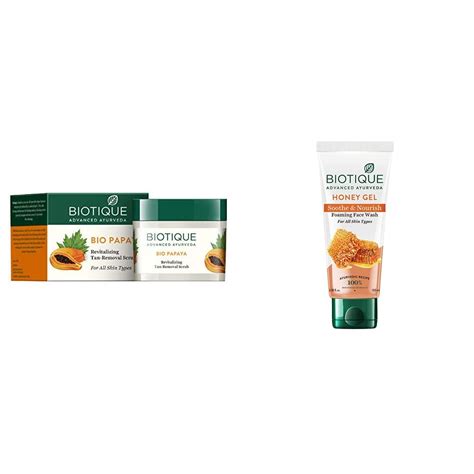 Buy Biotique Bio Papaya Revitalizing Tan Removal Scrub, 75g And ...