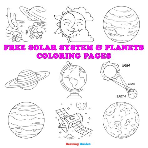 Coloring Pages Planets Solar System