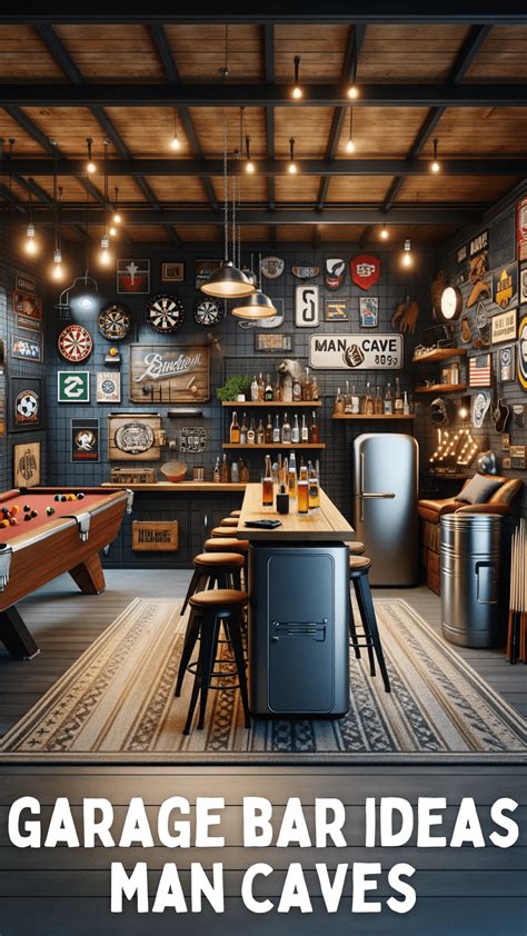 Creating a man cave bar in your garage can be an exciting and rewarding ...