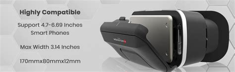 Irusu Monster vr Headset with in Built Touch Button for vr Supported ...