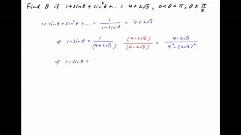 General solution of a trigonometric equation example. - YouTube