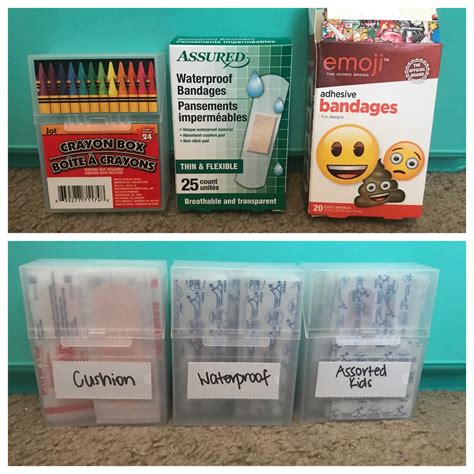 Band Aid Storage Ideas