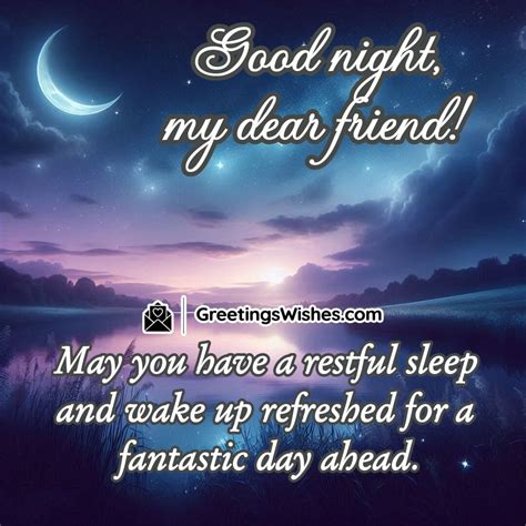 Good Night Messages for Friends to End the Day with Joy - Greetings Wishes