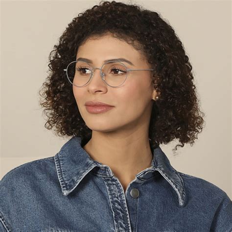 Silver Black Full Rim Round John Jacobs Pro Titanium JJ E10547-C5 ...