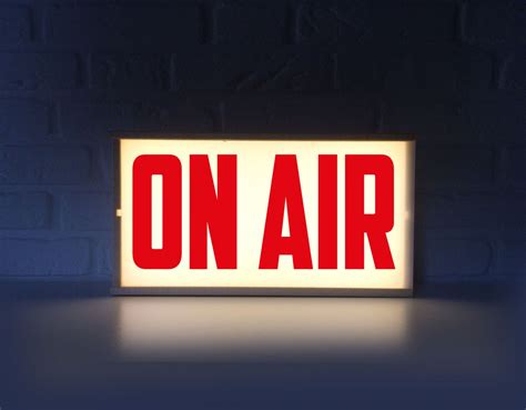 Related image | On air sign, Led signs, Light box