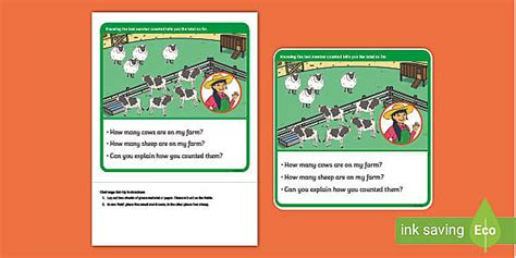 EYFS Maths Counting Challenge: Counting Farm Animals