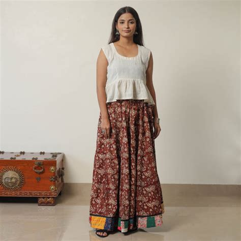 Shop Bagru Prints Skirts – Authentic Handcrafted | iTokri