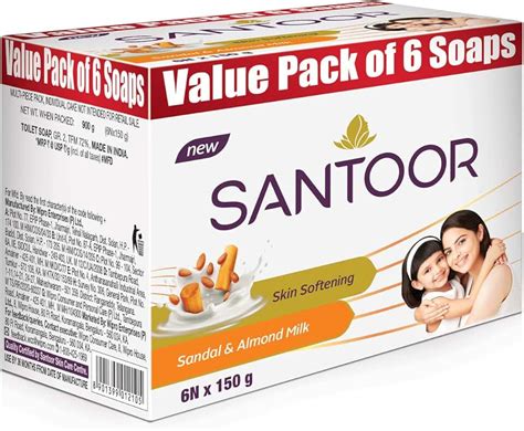 Amazon.in: Santoor - Solid Soap Bars / Body Cleansers: Beauty