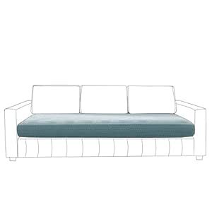 HOKIPO Stretchable Jacquard Textured Seat Cushion Cover, 3 Seater ...