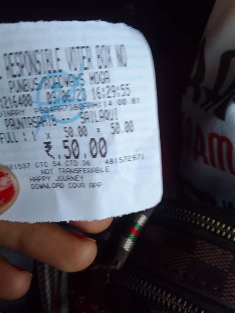 Punbus / Punjab Roadways — Denying to giving ticket on DL