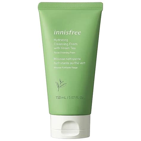 Innisfree Green Tea Amino Acid Cleansing Foam - Hydrating & Gentle ...