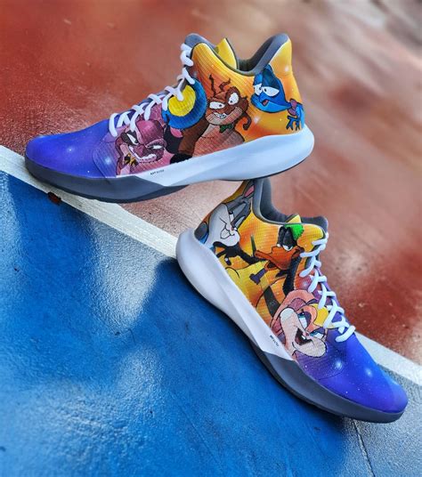 Custom Space Jam Shoes Vol.2/ NBA /bugs Bunny/ Βasketball Shoes ...