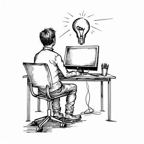 Image result for Computer Engineering Guy Drawing