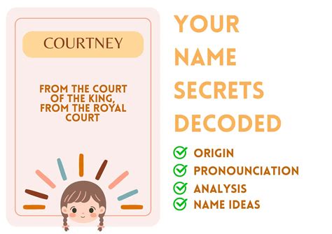 Courtney - Girl Name Meaning and Pronunciation