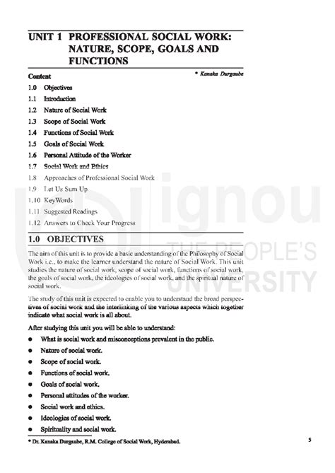 Social Work Overview and Key Concepts for Students - Studocu