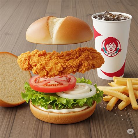 Wendy's Spicy Chicken Sandwich Combo: Nutrition Facts & Allergen Info ...