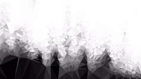 Free Download Black and White Polygonal Background Design Illustration