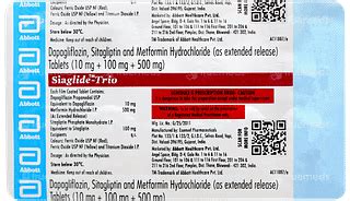 Siaglide Trio 10/100/500Mg Tablet: Uses, Side Effects, Price & Substitutes