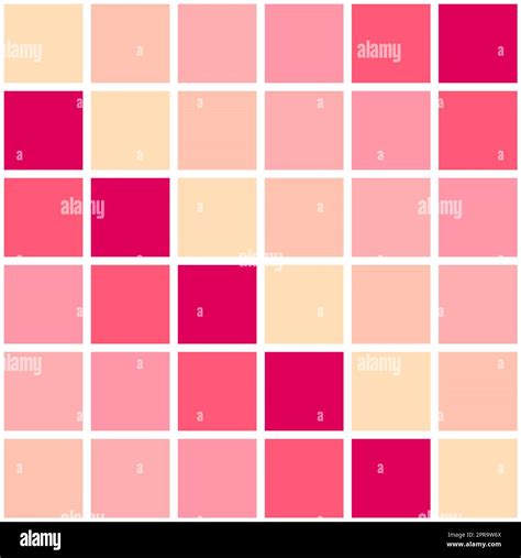 Pattern rectangles seamless. Pink color mix with peach and red ...