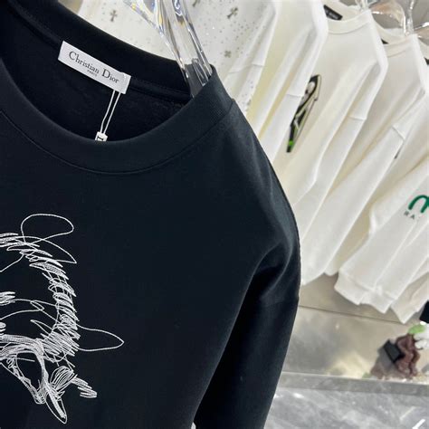 Parody Line Embroidery Alphabet Logo Drop Shoulder T-shirt – Yard of Deals