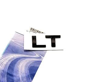 Yoaoo 1x OEM Black Lt Letter Nameplate Emblem Badge Replacement for ...