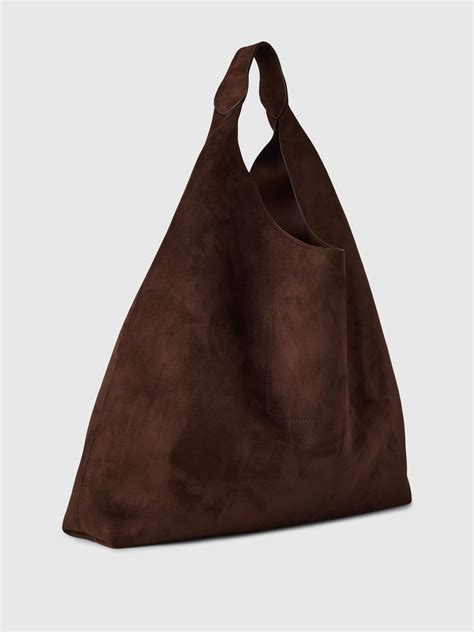 Vegan Suede Slouchy Tote Bag | Gap
