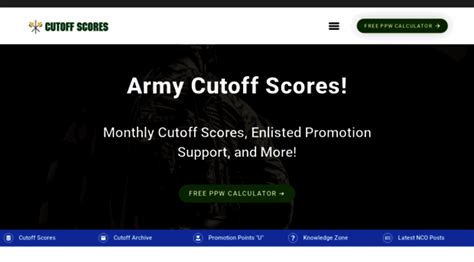 cutoffscores.com - Army Cutoff Scores and Enliste... - Cutoff Scores