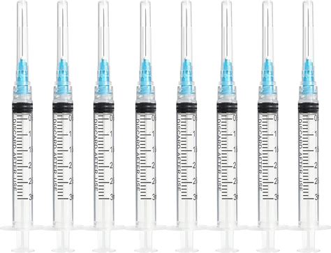 Amazon.com: Hyinghw 3ml Luer Lock Syringes with 23G, 1.0-inch Needle ...
