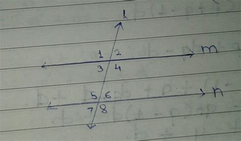 8 pairs of corresponding angles are formed when two parallel lines are ...