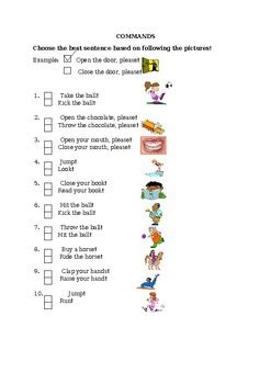 Image result for Command Tasks Exercises Examples