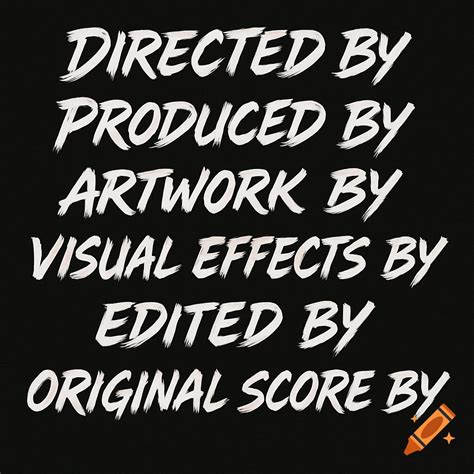 Directed By Produced By