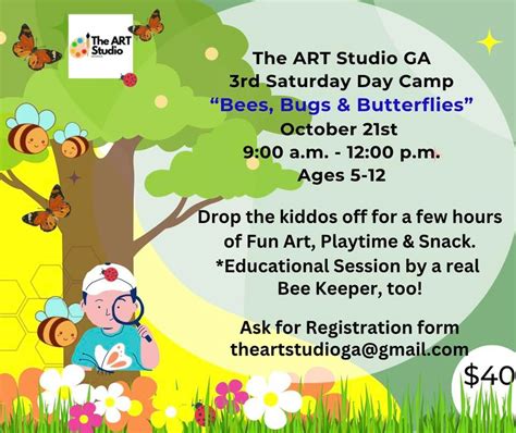 Bees, Bugs and Butterflies, The ART Studio GA, Blairsville, 21 October ...
