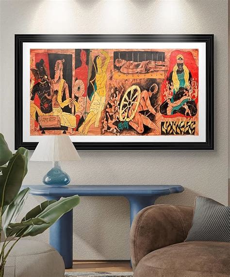 Decoratus *Mahabharat (India Series Paintings)*- A Famous Painting by M ...
