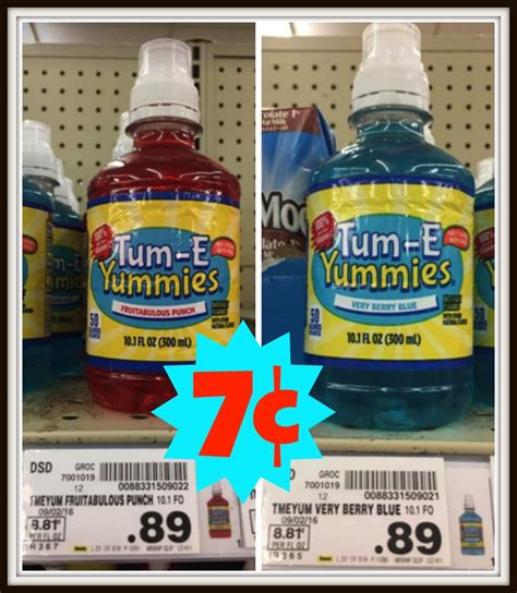 Tum-E Yummies Fruit Flavored Water Drinks Only 7¢ each at Kroger ...